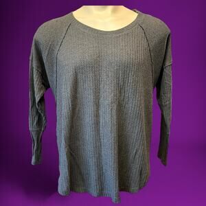 Plus Size 24/7 Maurices Thermal Shirt Long Johns Long Sleeve 1 Skater Preppy XXL